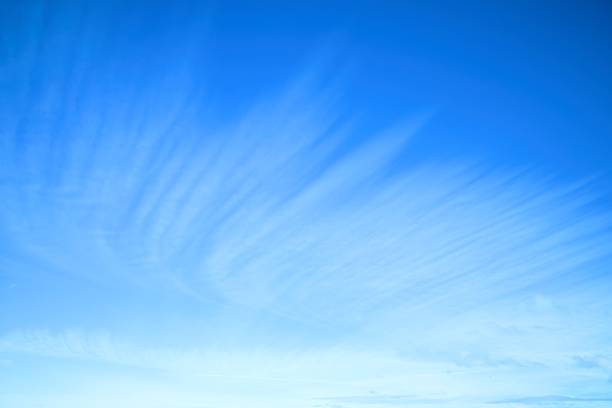 Wonderful clean New Zealand blue sky with some horizon cloud. Great for use of a sky replacement or as background.