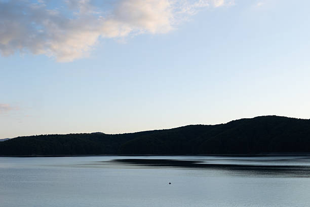 Jezioro Solina in Bieszczady Mountains on the west Poland.