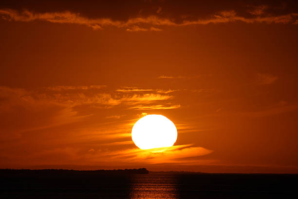 Sunset in the Florida Key with Boats, Docks and iconic sunsets.