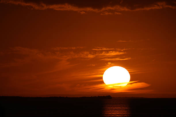 Sunset in the Florida Key with Boats, Docks and iconic sunsets.