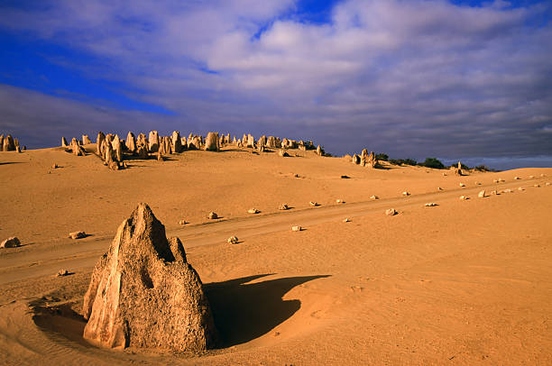 Weathered sands and clays sculpted by the natural elements form unusual shapes