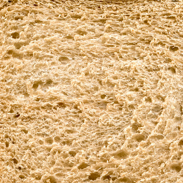 Slice of toasted bread close-up background.