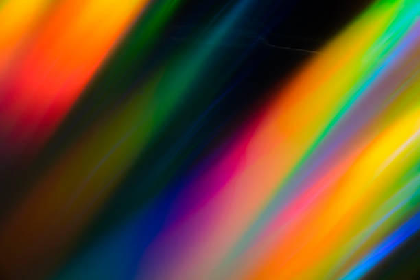 Colorful crumpled striped paper background