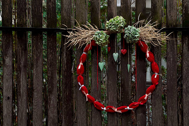 Flower arrangement in the garden