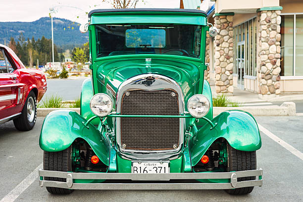 Hot Rod weekend, township of Bright in the Victorian High Country, abstract parts