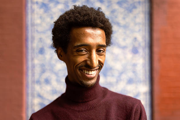 Portrait of a handsome young African man.