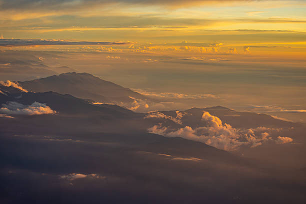 istock Mountainous landscape at sunset 2259989828