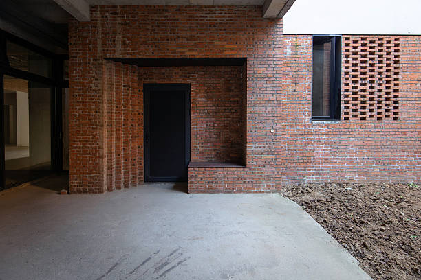 Venue outside the modern city building