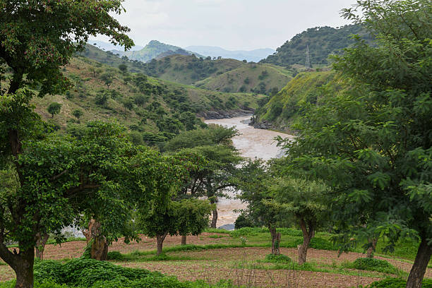 Landscape on the Tigray region in Ethiopia