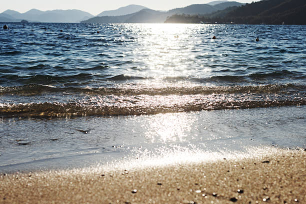 Sunset at the sea, Gocek marine