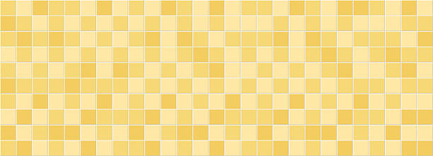 Pink tile with a mosaic classic squares, bathroom or pool background. Wall and floor in kitchen, bathroom, toilet. Square ceramic tiled, brick grid pattern. Vector illustration