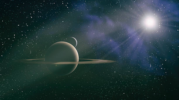 Echoing the spirit of a blockbuster sci-fi movie, here we see uncharted and mysterious planets drifting through the void of space, waiting to be explored...