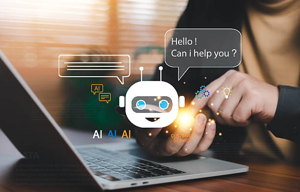 istock AI chatbot assistant on laptop screen helping customer with online conversation, concept of artificial intelligence, customer service automation, virtual support, digital communication, and smart. 2260048839