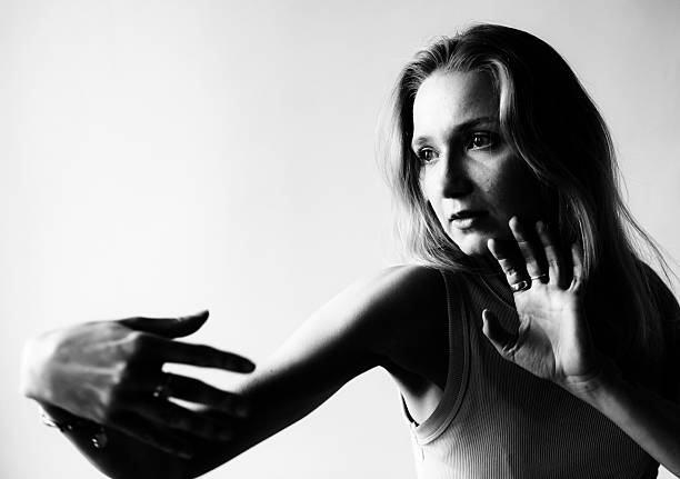Deppressed young woman portrait