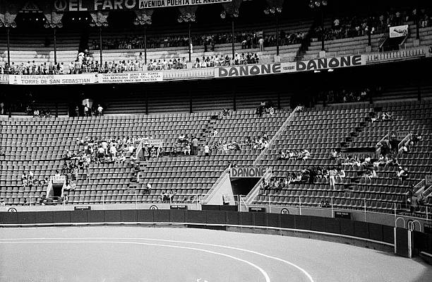 Barcelona, Spain, - September 10, 1975: before bullfighting in arena La Monumental