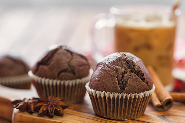 Homemade Dark Chocolate Muffins