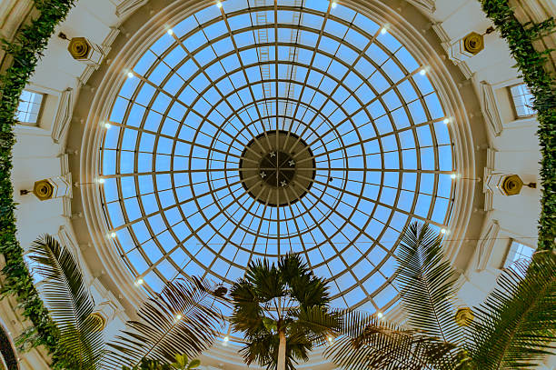 Circular Large Skylight Window in Shopping Mall with Sunlight