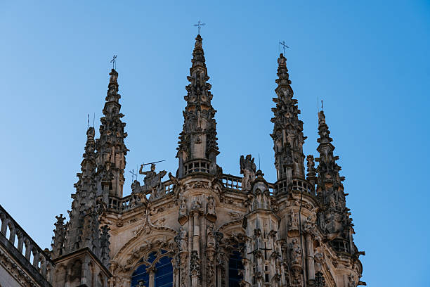 Architectural detail of the Cathedral of Saint Mary in Burgos, Castile and Leon, Spain