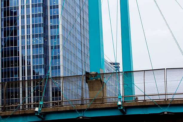 Elm Street Bridge over Interstate 71 in Downtown Cincinnati, Ohio