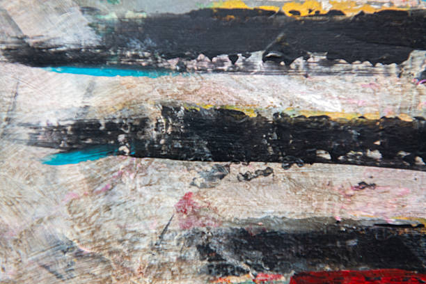 Abstract painted wall texture, artistic background with layered colors