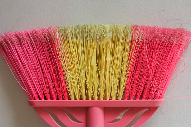broom isolated on white