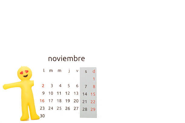 Conceptual image featuring yellow emoji figures combined with a calendar to represent planning, scheduling, time management and teamwork. Visual metaphor for monthly organization, deadlines, productivity and positive collaboration. Ideal for business planning, education, marketing, social media, corporate communication and calendar-related content.