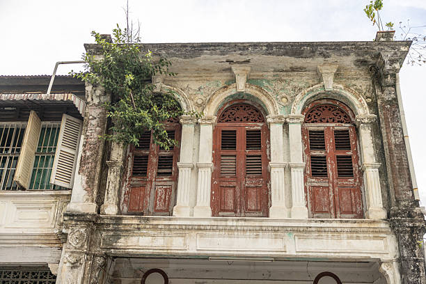 05 February 2026, George Town - Penang Island.George Town is known for its well-preserved colonial and traditional shophouse architecture. Many historic buildings in the city are part of the protected heritage area.