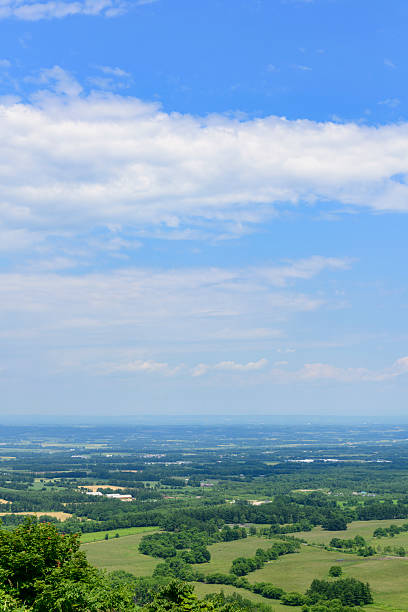 View of the Tokachi Plain from Shimizu Maruyama Observatory