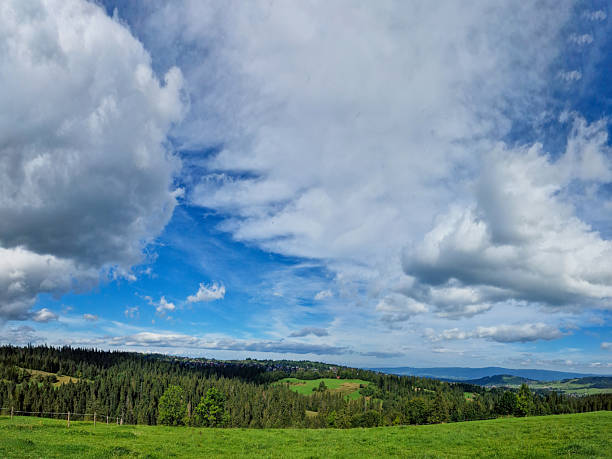 Beautiful mountains landscape in Carpathian