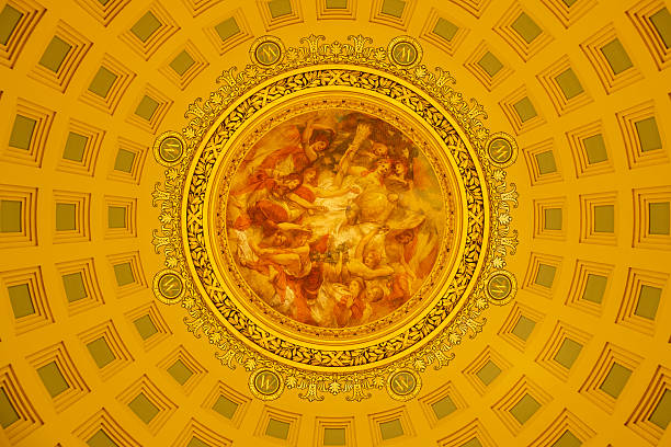 Ceiling at the outside entrance of the Budapest opera