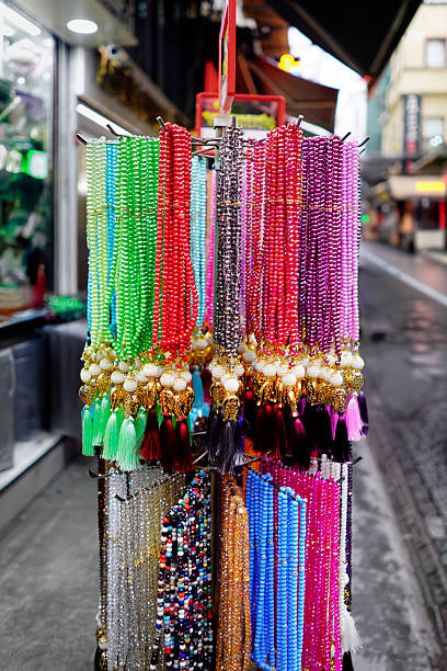 Colorful prayer beads on the Istanbul streets