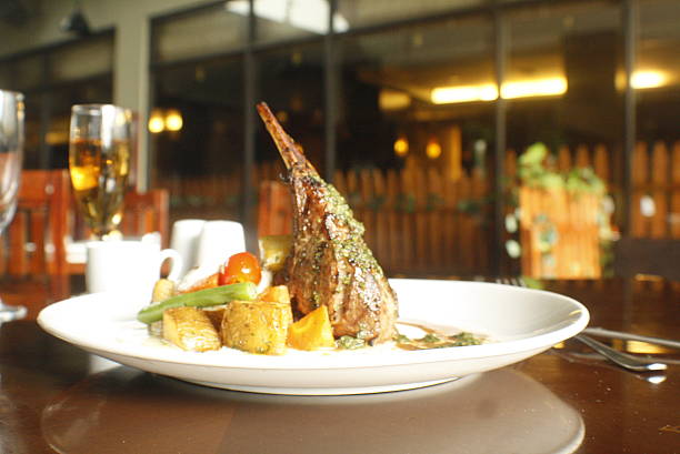 Roasted Lamb rack with herb