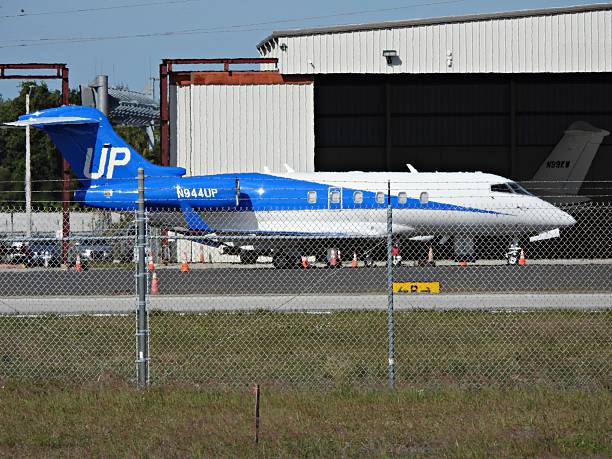 Boca Raton, Palm Beach County, Florida, USA, January 20, 2026.  A Bombardier 100-1A10 fixed wing multi engine (8 seats / 2 engines) N944UP taxiing at the Boca Raton Airport.