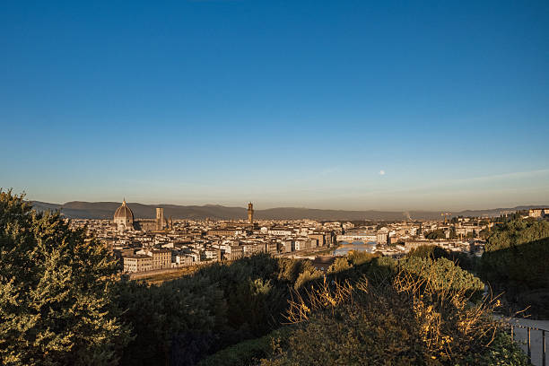 Cityscape of Florence at dawn, Italy