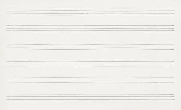 Blank Sheet Music paper background