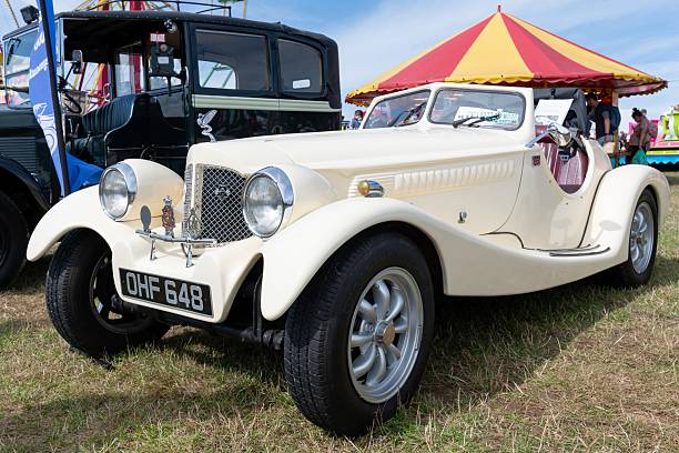 Dorchester.Dorset.United Kingdom.September 5th 2025.A GP Madison boat tail roadster from 1968 is on show at the Dorset County Show