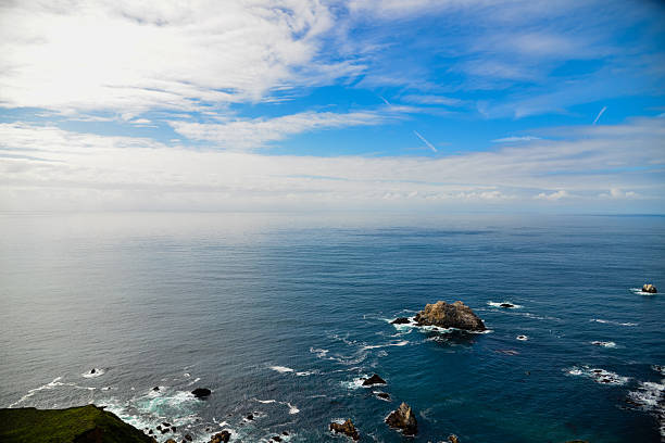 Overlooking the Pacific Ocean -  View from Hwy 1, Big Sur, Monterey County, California