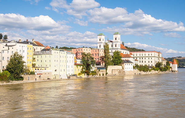View of Passau with the Danube river in Bavaria, Germany