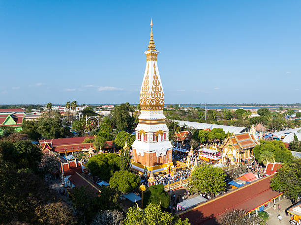Wat Phra That Phanom, Nakhon Phanom Province, Thailand.