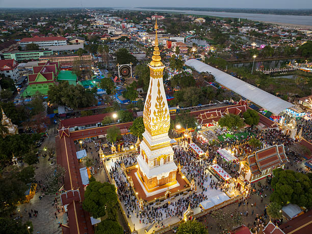 Wat Phra That Phanom, Nakhon Phanom Province, Thailand.