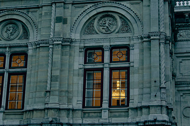 Theater entrance in a baroque style