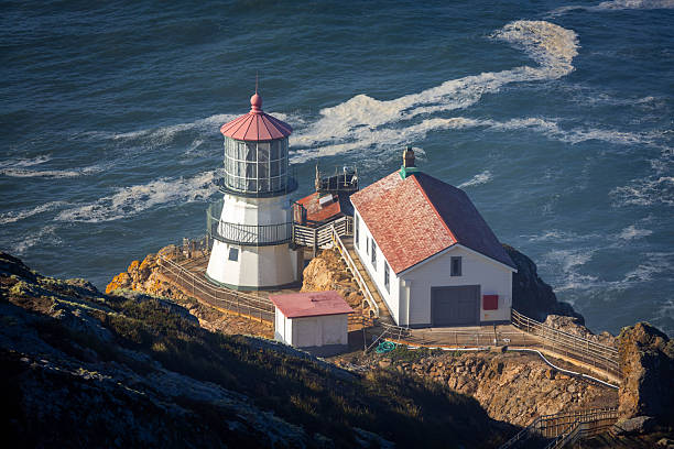 istock Vintage Point Reyes Lighthouse Aerial California 2260421330