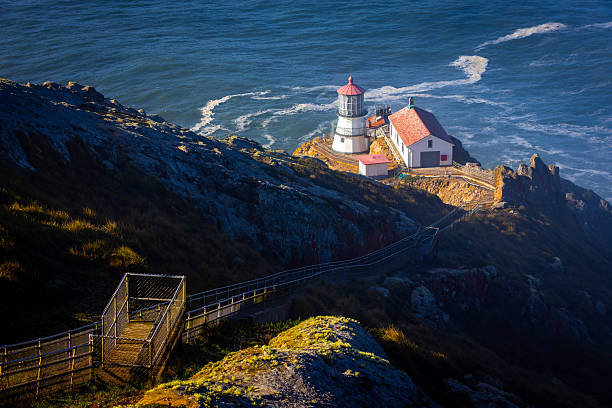 istock Vintage Point Reyes Lighthouse Aerial California 2260421358