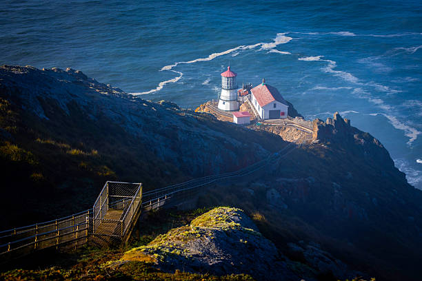 istock Vintage Point Reyes Lighthouse Aerial California 2260421359