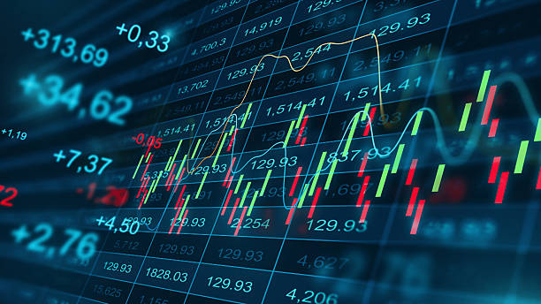 istock Stock market activity shows price changes and trading movements in real time 2260474979