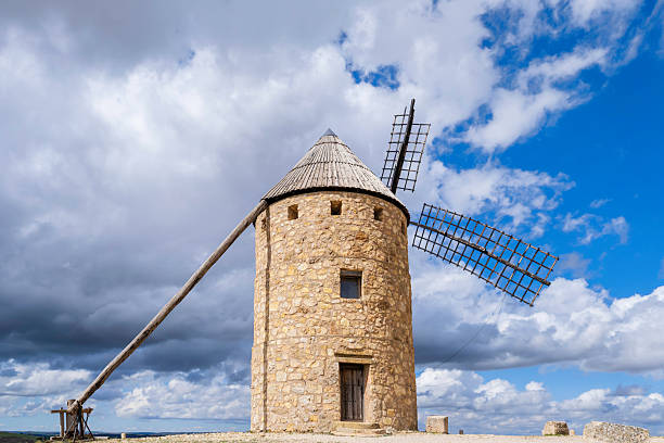 Old Windmill in Bodrum, Turkey