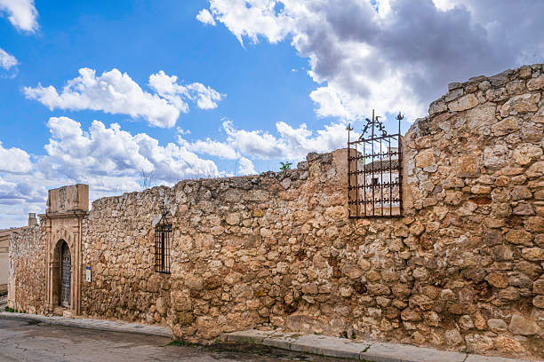 Glimpse in the historic centre of Belmonte, a town in the province of Cuenca, in the heart of Spain