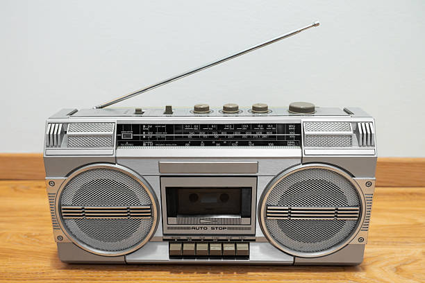 Tape recorder portable system component speakers.