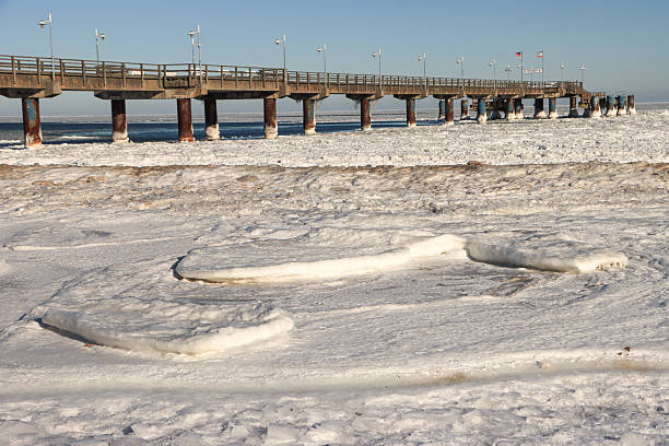 Ice around Bansin Pier