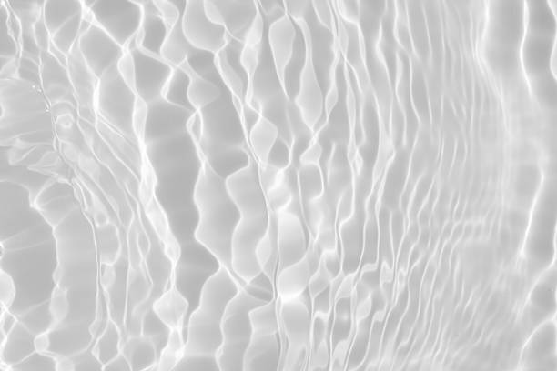 Abstract white transparent water shadow surface texture natural ripple background